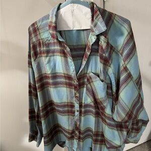 BDG Multicolor Plaid Shirt